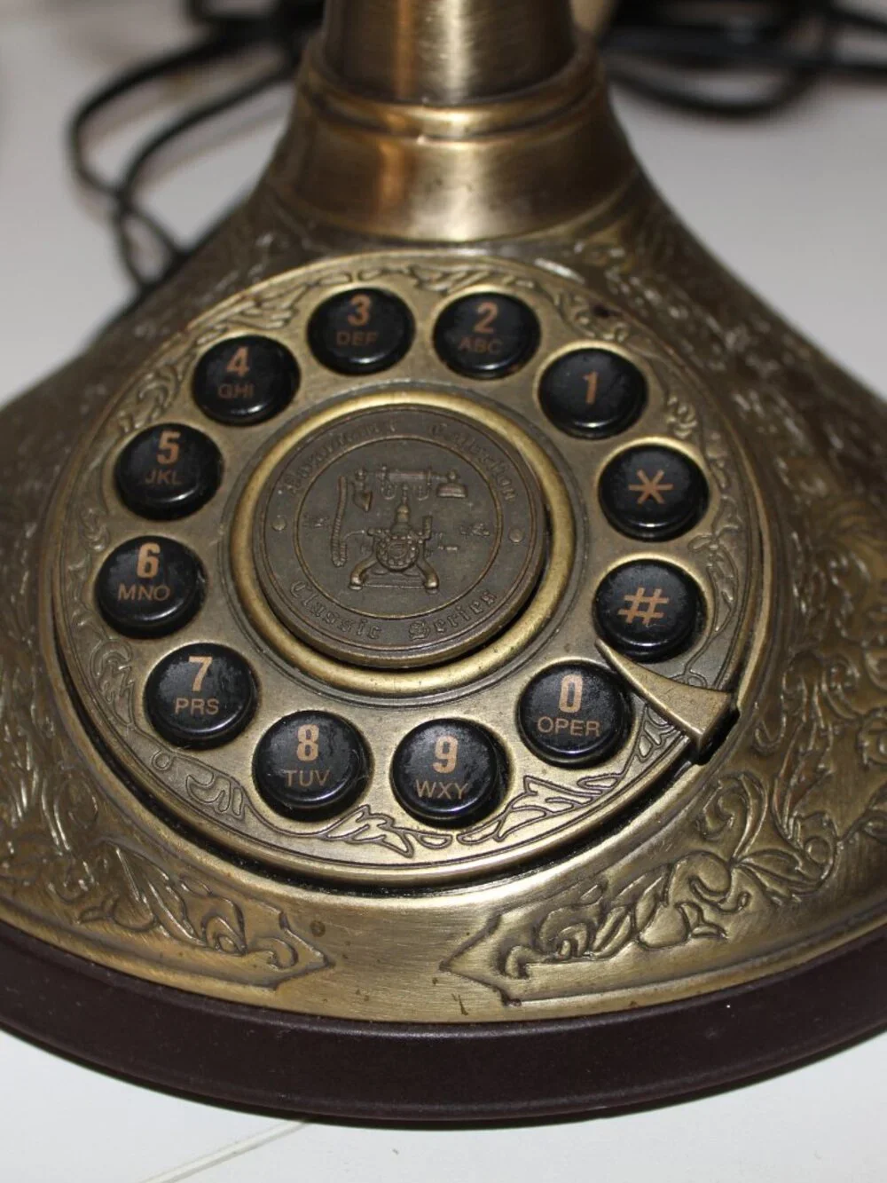 Vintage Paramount Collection Model 661 Telephone 1910 Old Style Desk Phone Works